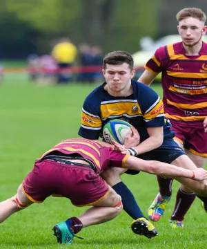 boys playing rugby