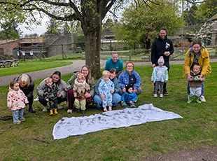 Active Tots Nature Play Sessions Off to a Strong Start at the Zoo